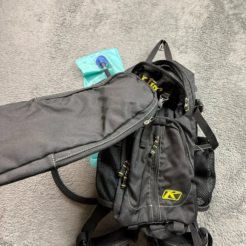 Klim Avy Hydration Pack Black 2L Water Pouch Powersports Bag Backpack